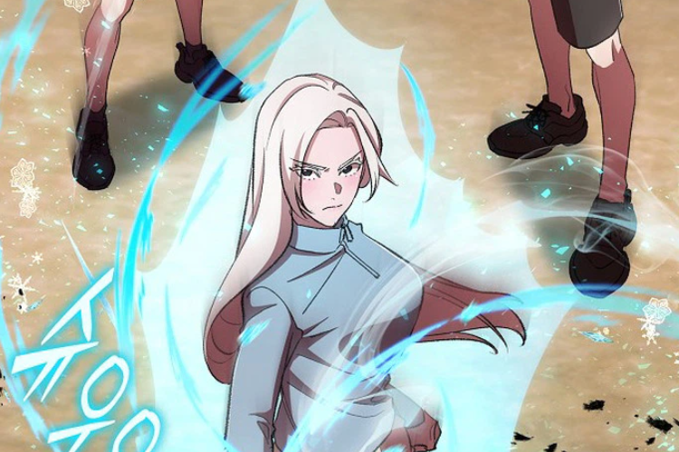 Review Manhwa Hit Me Hard Devil and Ice Chapter 51, Sihir Hijau Merasuki Tubuh