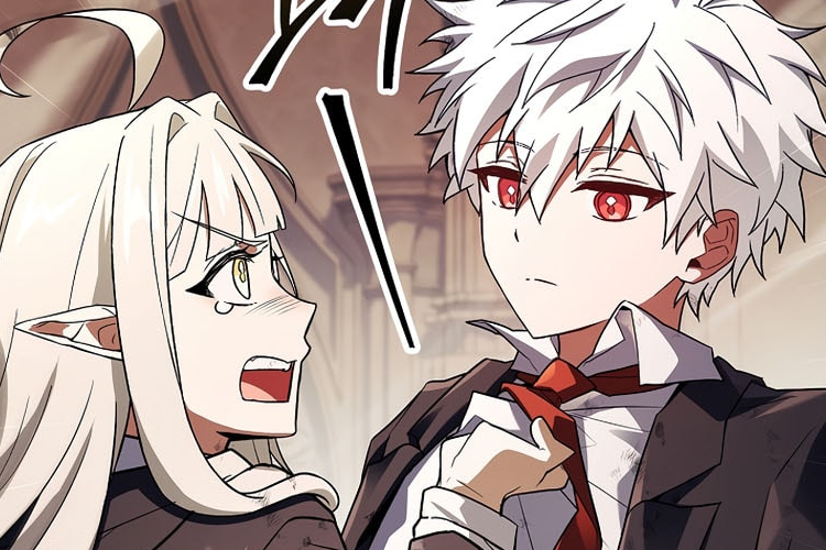 Baca Manhwa The Legendary Hero Is An Academy Honors Student Chapter 87 Scan Indo, Catatan Pahlawan Tak Akan Turun untuk Kyle